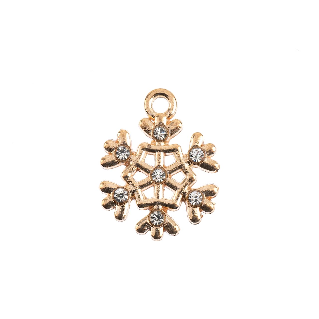 John Bead Sweet & Petite Snowflake Holiday Charms, 8ct.